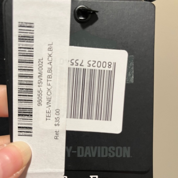 Harley Davidson men’s size XL v-neck t-shirt NWT - Picture 2 of 5